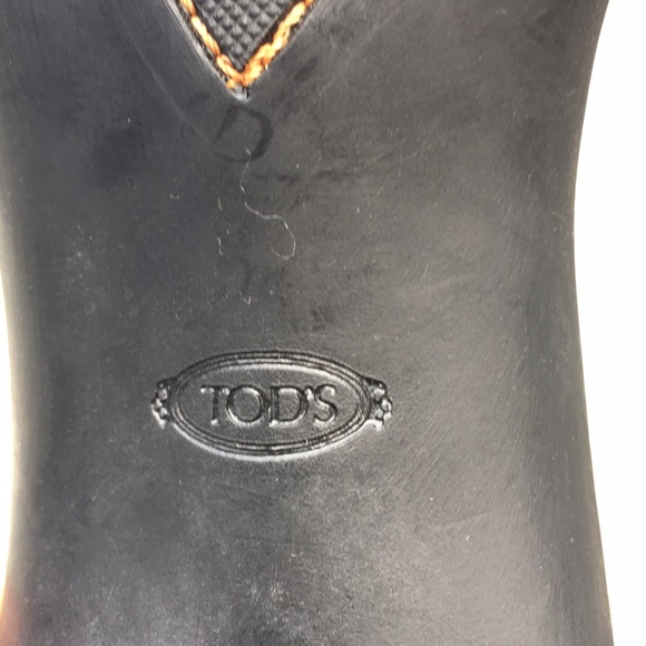 Tod’s Black Satin Ritz Ankle Strap Sandals Heels - Picture 12 of 16